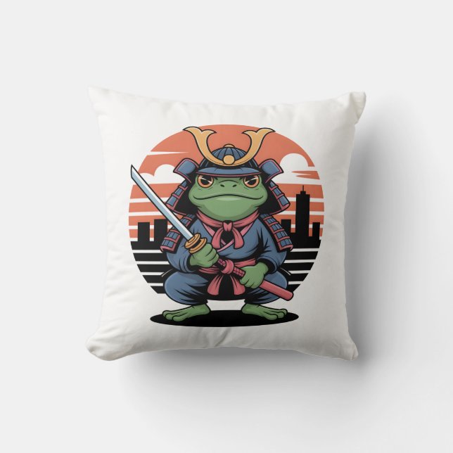Almofada Samurai Frog (Frente)