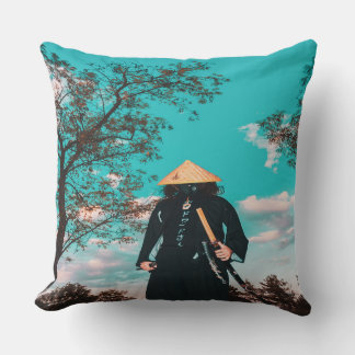 Almofada Samurai japonês