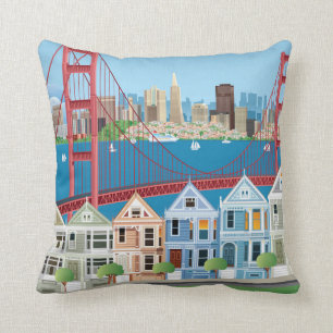 Almofada San Francisco, CA a cidade pela baía