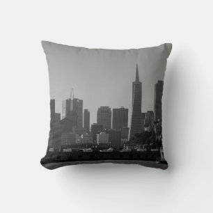 Almofada San Francisco Skyline Monocromo - Foto Cityscape