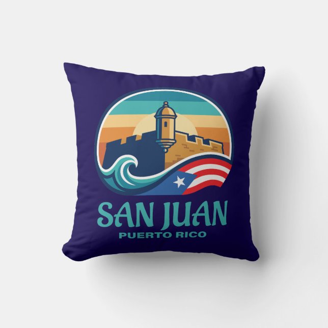 Almofada San Juan Porto Rico (Frente)