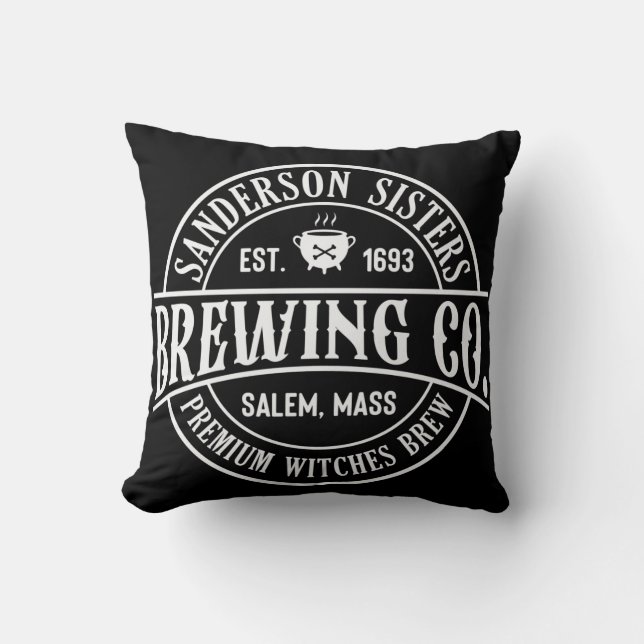 Almofada Sanderson Sisters Brewing Co. Travesseiro (Frente)