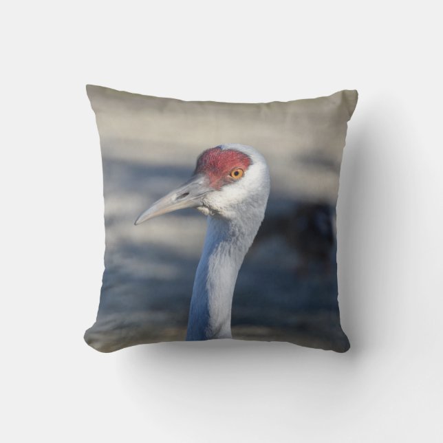 Almofada Sandhill Crane (Frente)