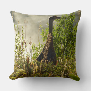 Almofada Sandhill Crane em Moose Ponds em Grand Teton