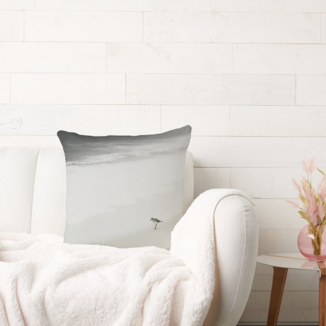 Almofada Sandpiper costeiro na praia (Sofá)