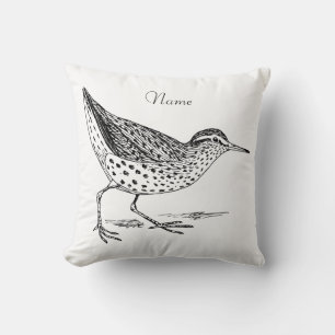 Almofada Sandpiper Shorebird Thunder_Cove