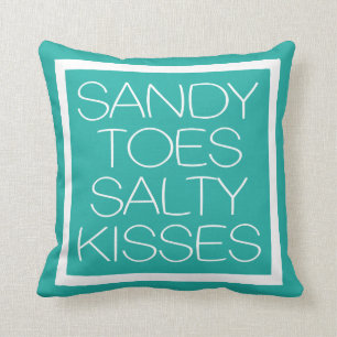 Almofada Sandy Toes Salty Kisses