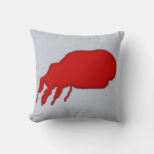 Almofada Sangue Bruto Chocante Encharcado