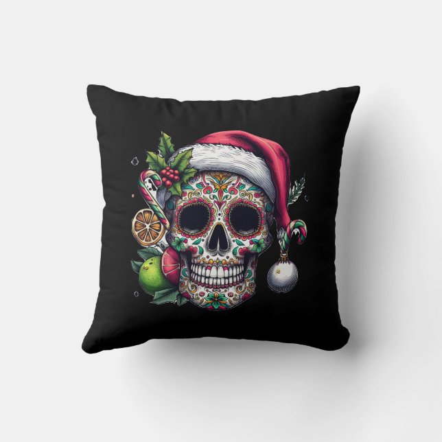 Almofada Santa Citrus Skull Magic Happy (Verso)