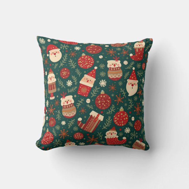 Almofada Santa Claus e Rudolph Cushion (Frente)