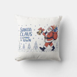Almofada Santa Claus is coming to town