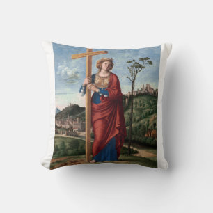 Almofada Santa Helena com a Vera Cruz Arte Sacra