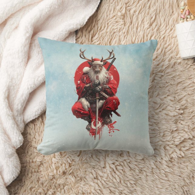 Almofada Santa Reindeer Warrior – Holiday Battle Edition (Cobertor)