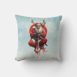Almofada Santa Reindeer Warrior – Holiday Battle Edition