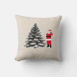 Almofada Santa standing near pine tree