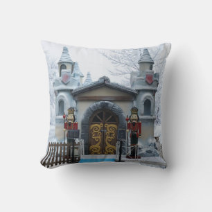 Almofada Santas Grotto e Guardas Nutcracker