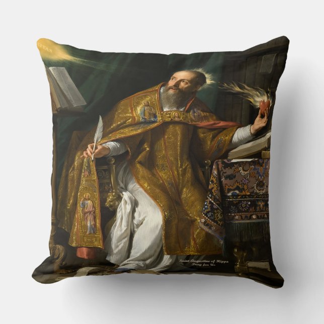 Almofada Santo Agostinho de Hipona (Frente)