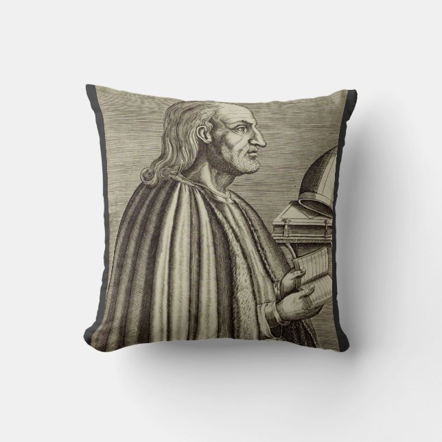 Almofada Santo Anselmo de Canterbury Doutor da Igreja (Frente)