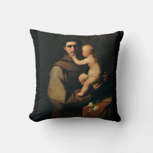Almofada Santo Anthony de Pádua por Luca Giordano