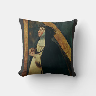 Almofada Santo Catherine de Siena por Juan Bautista Maino