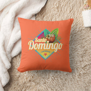 Almofada Santo Domingo Caribe Retro República Dominicana