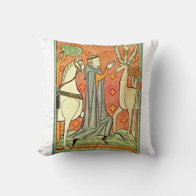 Almofada Santo Eustáquio Apóstolo das Ardenas (Frente)