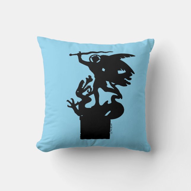 Almofada Santo Michael e Dragon (Frente)