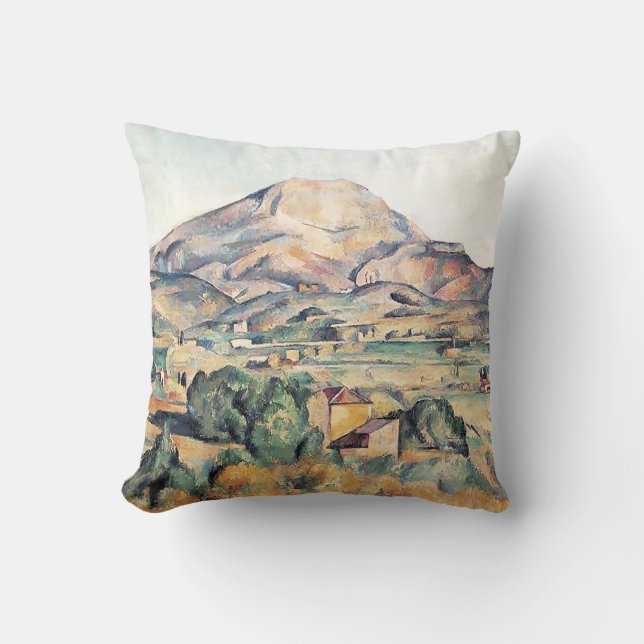Almofada Santo-Victoire Barnes Mountain Paul Cezanne (Frente)