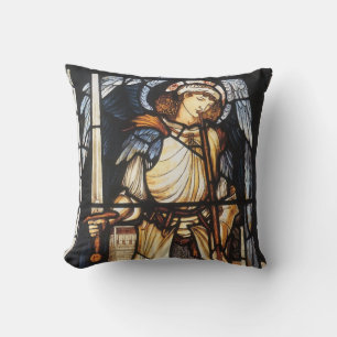 Almofada São Miguel por Sir Edward Coley Burne-Jones