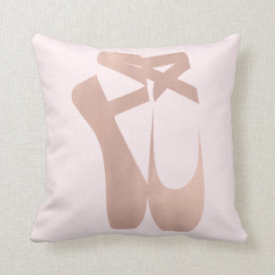 Almofada Sapatilhas de Ballet Rosa Bailarina Dourado Rosa Q