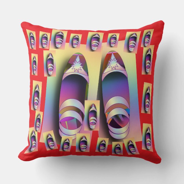 Almofada Sapatos + Vermelhos  (Frente)