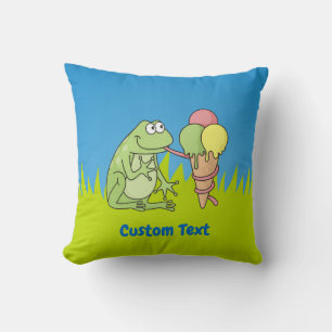 Almofada Sapo com Travesseiro decorativo Icecream