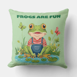 Almofada sapo divertido