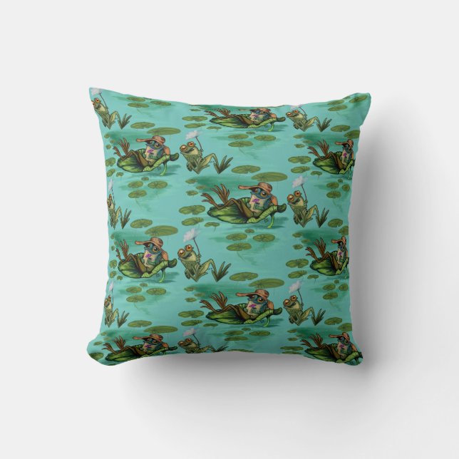 Almofada Sapos Chill Summer (Frente)