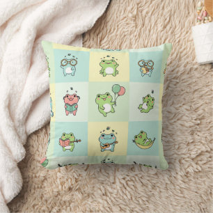 Almofada Sapos com Hobbies Pequenos