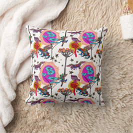 Almofada Sapos voadores coloridos