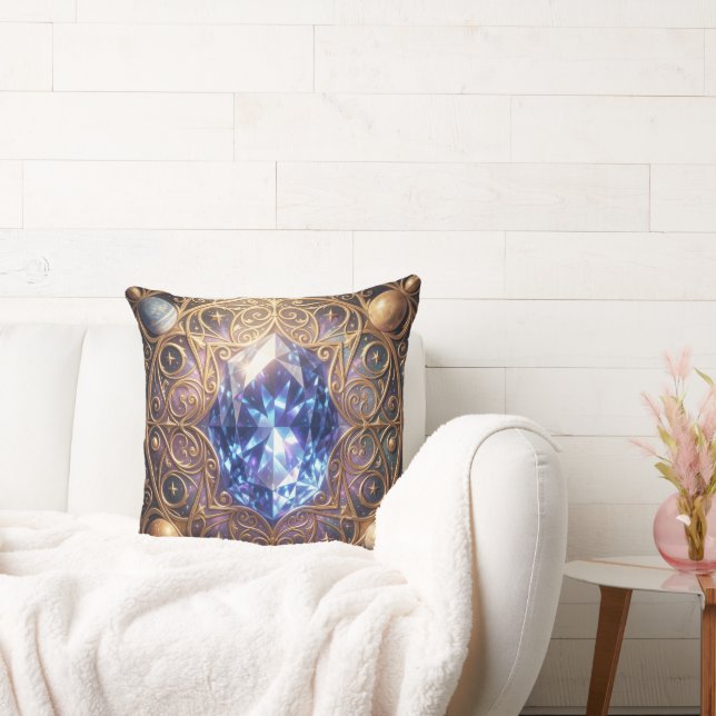 Almofada Sapphire – The Stone of Truth and Wisdom´2 (Sofá)