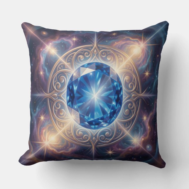 Almofada Sapphire – The Stone of Truth and Wisdom´6 (Frente)