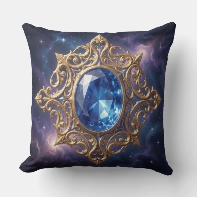 Almofada Sapphire – The Stone of Truth and Wisdom´8 (Frente)