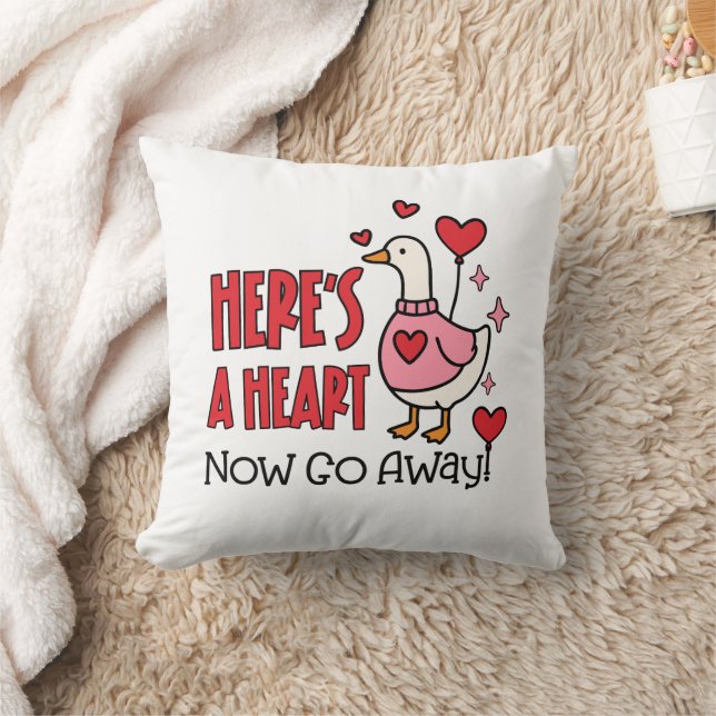 Almofada Sarcastic Goose Funny Valentine (Cobertor)