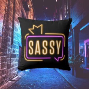 Almofada Sassy Neon Glow – Atitude Ousada