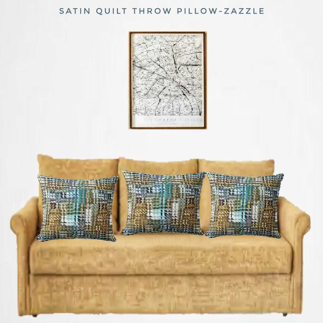 Almofada Satin Quilt (Criador carregado)