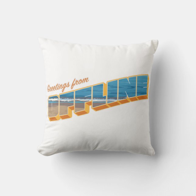 Almofada Saudações do Offline (Frente)