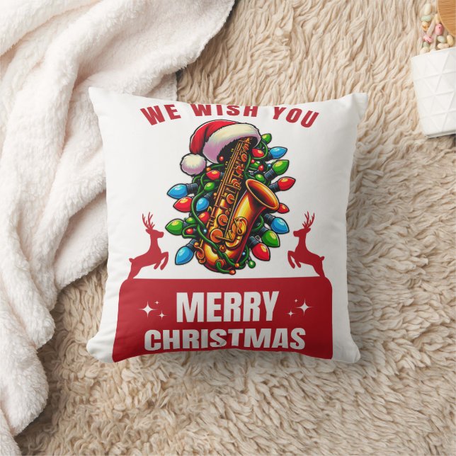 Almofada Sax saxofônico saxofônico saxista (Cobertor)