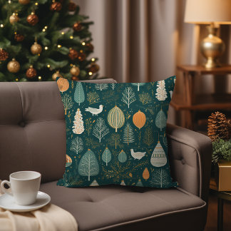 Almofada Scandi Sage Green Nordic Hygge Woodland Natal