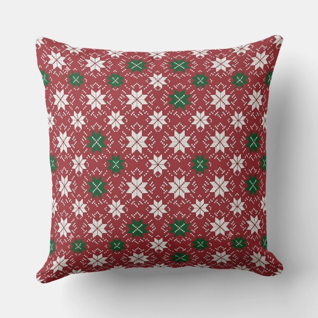 Almofada Scandinavian Fair Isle Christmas Edition 1 (Verso)