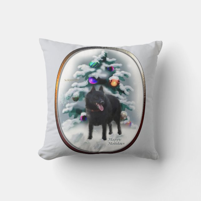 Almofada Schipperke Christmas (Frente)