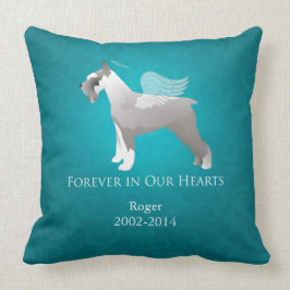 Almofada Schnauzer Pet Memorial Design