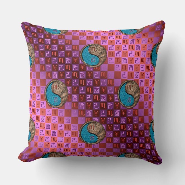 Almofada Scorpio & Earth Rooster (Frente)