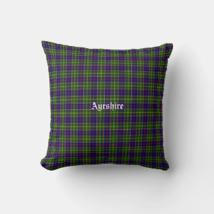 Almofada Scotland Ayrshire District Tartan